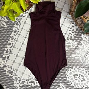 Zara Sleeveless Turtleneck Bodysuit